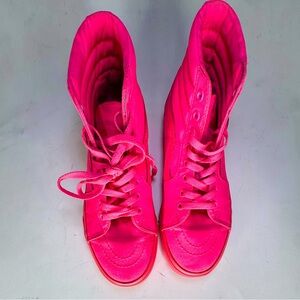 Hot Pink Vans! Size 9